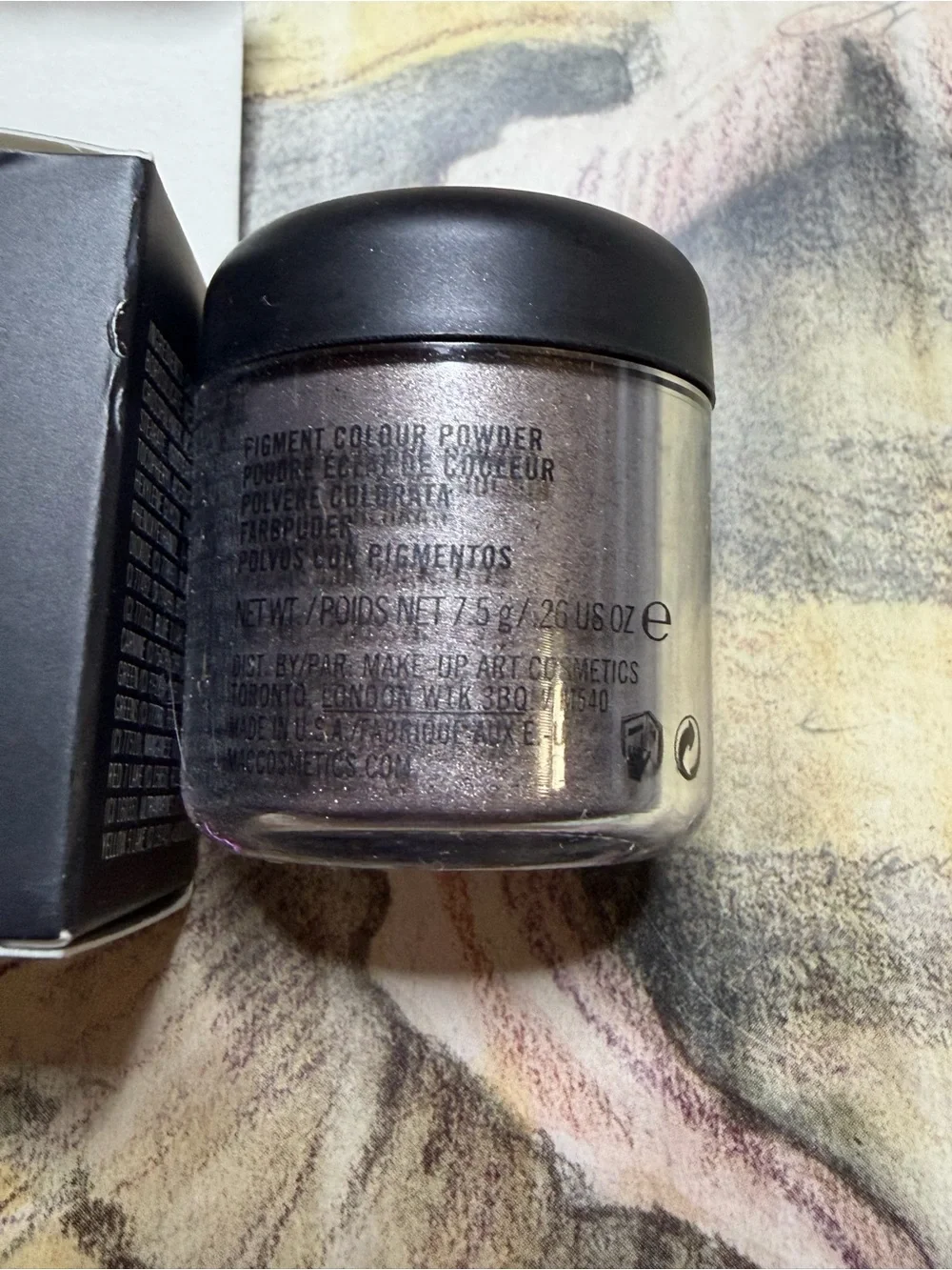 MAC COSMETICS BNIB SWEET SIENNA PIGMENT RARE 7.5g jar!